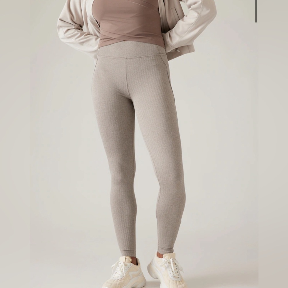 Athleta Delacey Herringbone tight size M